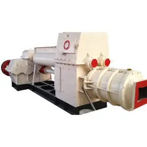 Máquina de fabricación de ladrillos entrelazados de arcilla Extrusora de vacío de rueda para producción de bloques huecos para granjas
