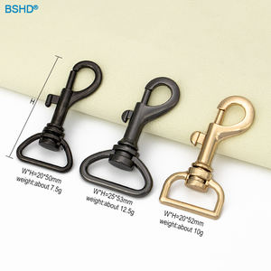 Lujo niquelado fuerte ancho interior 1,5 pulgadas 38mm accesorios de Metal ganchos a presión para enlace de <span class=keywords><strong>collar</strong></span> de correa de perro - Product Image 3