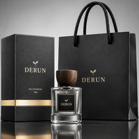 Ensemble de flacons de parfum de luxe carrés en verre vides avec pulvérisateur et emballage cadeau personnalisé, vente en gros pour cadeaux, couleur personnalisée, sérum pour cils