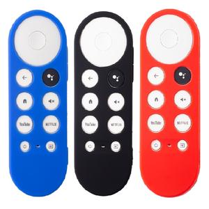 Funda protectora de silicona para <span class=keywords><strong>Google</strong></span> para <span class=keywords><strong>Chromecast</strong></span> SmartTV Control remoto Durable antideslizante Funda impermeable a prueba de golpes - Product Image 3