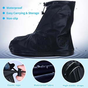 Couvre-chaussures imperméables réutilisables-Couvre-bottes antidérapants pour la pluie, la neige et la boue | Design unisexe (OEM/ODM) - Product Image 3