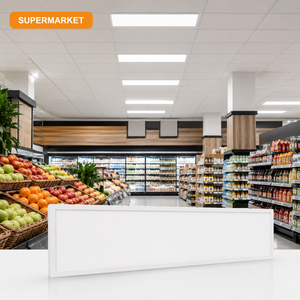 Plafonnier LED encastré 26-<span class=keywords><strong>32W</strong></span> 160lm/W 625x625 3CCT, design épuré, installation facile, garantie 7 ans, idéal pour supermarchés - Product Image 3