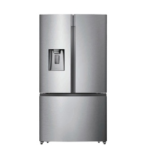 596l 3 Door High Quality Frost Free Stainless Steel with Water Dispenser French Fridge for Home Dm-762wh 596l 3 Door High - Product Image 1