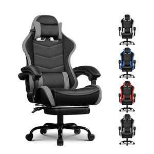 Silla de Juego Ergonómica Personalizada Económica Más Vendida en 2026, Silla para PC con Reposabrazos Articulados de Cuero PU para Estudiantes Gamers - Product Image 1