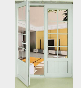 Pintu Jendela Kaca Ganda Tempered PVC/<span class=keywords><strong>UPVC</strong></span> Gaya Prancis untuk Balkon Harga Pabrik - Product Image 5