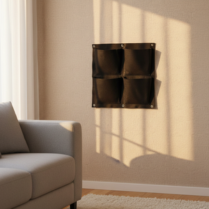 Sacs de culture légers en feutre de style campagnard Kits de plantation de jardin suspendus au <span class=keywords><strong>mur</strong></span> Conception de jardinière élégante - Product Image 2