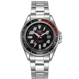 Orologio da Uomo di Lusso Esplosivo all'Ingrosso al Quarzo Tendenza Moda Quadrante Grande in Acciaio Inossidabile Orologio da Uomo d'Affari - Product Image 2