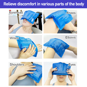 Compresa de Gel Frío y Caliente Reutilizable de Grado Médico Clase II, Suave y Cómoda para Aliviar el Dolor Muscular, Estéril, 23x13cm, 250g, Todas las Piezas - Product Image 3