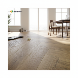 Suelo <span class=keywords><strong>Laminado</strong></span> a Granel en Espiga Francesa de 12mm HDF AC4 con Sistema de Clic, <span class=keywords><strong>Flotante</strong></span>, Biselado, Reducción de Ruido para Hogar <span class=keywords><strong>y</strong></span> Bar, Elegante - Product Image 1