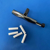 Flysea Portable Ciseau Rond Plat Pointu PE Remplacement Rechargeable Léger Acrylique Marqueur Stylo Pointe