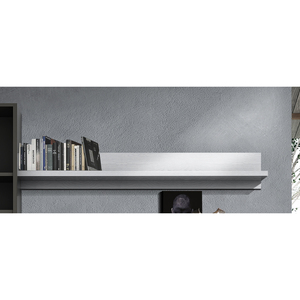 PANEL CON Estante de 120 CM en Color Blanco Ceniza - Product Image 1