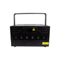 Luz Láser RGB de Alta Potencia de 15W a Todo Color, Luces Profesionales para Escenarios con Escáner de Alta Velocidad de 40K, Control DMX ILDA para Discotecas