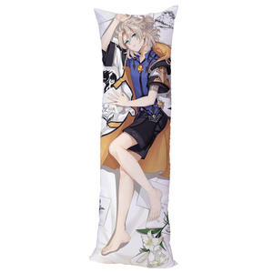 Housse de coussin de luxe à imprimé dessin animé Anime <span class=keywords><strong>Genshin</strong></span> <span class=keywords><strong>Impact</strong></span>, douce, pour la maison et l'hôtel, décoration, protection de coussin - Product Image 5