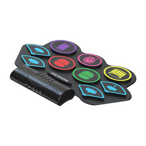 Gran oferta, Mini batería eléctrica integrada, almohadilla de práctica, batería de tambor, tambor enrollable de mano <span class=keywords><strong>Musical</strong></span> - Product Image 6