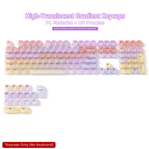 คีย์แคปโปรไฟล์ MOA สีไล่ระดับ วัสดุ PC ใส สำหรับคีย์บอร์ดแบบกลไก รูปแบบ<span class=keywords><strong>ไทย</strong></span> ผลิตจากโรงงานกวางตุ้ง มีสินค้าในสต็อก - Product Image 1