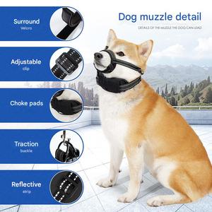 Ayarlanabilir yansıtıcı köpek namlu yaka-anti Break kaçış geçirmez, büyük köpekler için gece güvenlik tasma, ağır Pet eğitim - Product Image 2