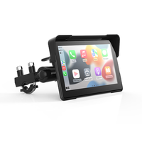 Navigateur GPS Linux pour moto personnalisable écran tactile IPS de 5 pouces IPX7 étanche GPS intégré Android Auto