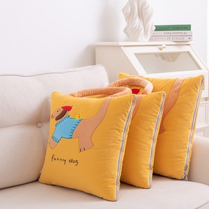 หมอนผ้าห่มขนแกะอบอุ่นแบบมีด้ามจับสไตล์ใหม่ - Product Image 5