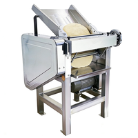 Machine à étaler la pâte à pain en forme de corne entièrement automatique, machine à rouler la pâte à pizza multifonctionnelle réglable