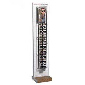 Premium Vietnam Wood Custom Wooden Rotating Glasses <b>Display</b> Rack Adjustable <b>Display</b> Stand Modern Easy Assembly In Box Packaging - Product Image 1