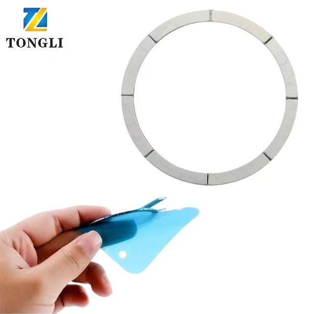 Premium N52 Neodymium Magsafe Magnet Strong Wireless Charging Ring for Android Devices Phone Wallet Cutting Permanent Bending