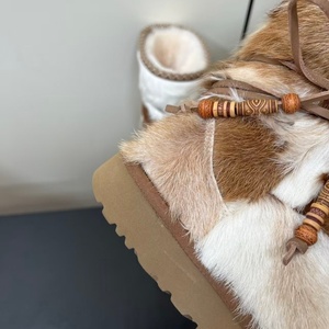 Botas de Nieve para Mujer, a la Moda, de Diseño Personalizado, Impermeables, de Lana, Cálidas, para Otoño e Invierno, de Alta Calidad, Tendencia en Botas para Dama - Product Image 6