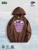 Entrepôt local américain : sweat à capuche 100 % coton avec inscription « Cough Syrup », 7 couleurs
