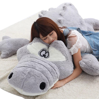 Songshan Jouets Personnalisé Énorme Coussin Peluches Géant Animal En Peluche crocodile Lit Oreiller Doux Dinosaure En Peluche Jouet Grande Taille Enfants Cadeaux