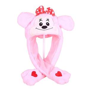 Chapeaux de dessin animé mignons en gros du fabricant, chapeaux de lapin avec oreilles mobiles qui peuvent émettre de la lumière, adaptés aux chapeaux lumineux pour enfants - Product Image 1