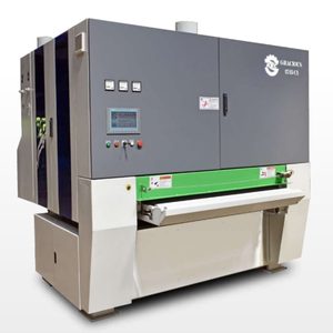 Ponceuse à brosse industrielle robuste Double tête Machine de polissage des deux côtés pour la finition de Surface du bois Machines à bois - Product Image 2