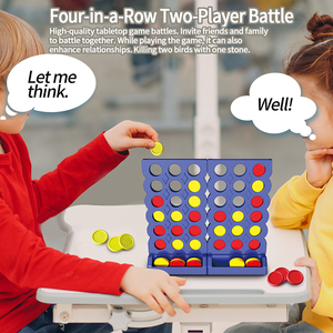 ITTL Đồ chơi Trò chơi giáo dục kết nối 4 cho <span class=keywords><strong>2</strong></span> người chơi nhựa mini bảng trò chơi - Product Image 4