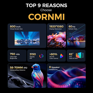 Nuovo stile di fabbrica all'ingrosso Vr occhiali 3D realtà virtuale 4K film casco panoramico telefono cellulare Smart Vr occhiali - Product Image 4