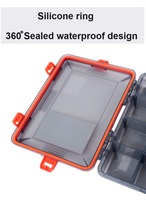 Boîte de pêche multifonctionnelle en plastique ABS de qualité alimentaire, étanche, 27,5 cm * 18 cm * 5 cm et 22,5 cm * 18 cm * 5 cm, vente en gros