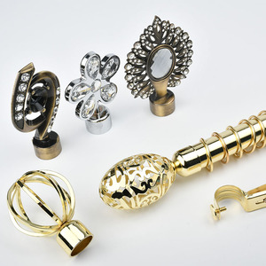 <span class=keywords><strong>PVC</strong></span> ve demir malzeme ile kolay kurulum Metal perde çubuğu seti aksesuar rekabetçi fiyat için braket rayları içerir - Product Image 6