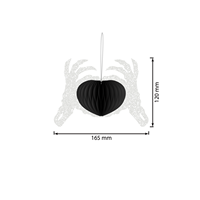 Décoration d'Halloween en gros : Nid d'abeille suspendu 3D magnétique, écologique, réutilisable, pliable, léger, pour usage intérieur, personnalisable, facile à décorer
