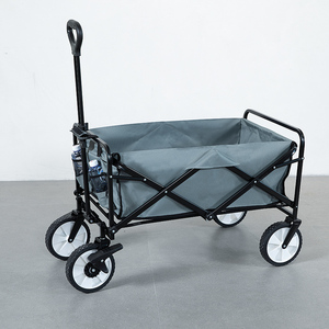 Chariot pliable extérieur jardin parc utilitaire enfants wagon chariot de plage portable camping pliable chariot pliant chariot de Sport de jardin - Product Image 1