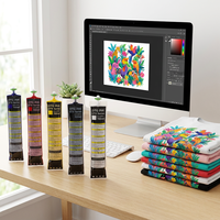 Kantong Tinta DTG 700ml Putih CMYK Dengan Chip Tekstil untuk Printer DTG Brother GTX-422 GTX-423 GTX-424 Pemasok Grosir