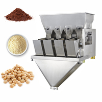 Machine de remplissage et d'emballage multifonctionnelle à 4 têtes pour céréales, aliments et poudres