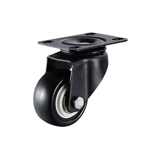 Silent Universal Light Duty Furniture Storage Rack <b>Wheels</b> 1.5 2 Inch PU Polyurethane <b>Wheel</b> Swivel and Fixed Caster - Product Image 2