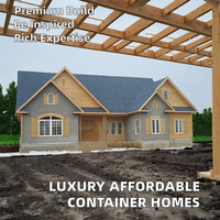 Villa en conteneur abordable de luxe Maison préfabriquée pour les vacances Ferme à structure en bois