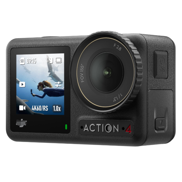 Osmo Action 4 Standard Combo 4K 120fps & 155 Ultra-Wide FOV Waterproof up to 18m