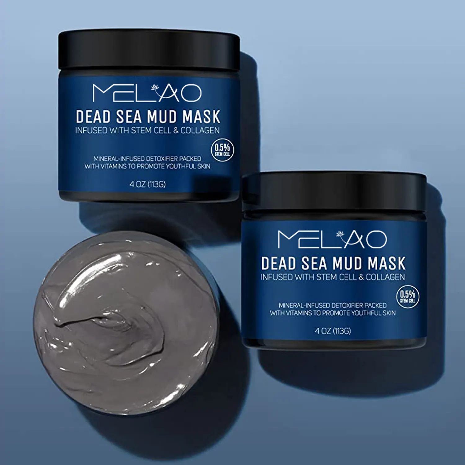 MELAO Hot selling Private Label organic acne Remove Blackheads Face Care Deep Cleansing dead sea mud mask Wholesale