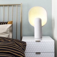 Lampe de table en résine blanc sable et brun en option, luminaires artistiques pour la maison JY6121