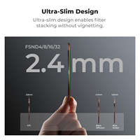 Kit de filtres magnétiques pour objectif d'appareil photo K&F Concept Nano-X Ultra-mince CPL FSND4 FSND8 FSND16 FSND32 Diffusion Noire 1/4 Blue Streak ND