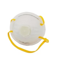 Masque anti-poussière jetable FFP2/FFP3 avec filtre PM2.5, valve d'exhalation, construction 3 couches, coussinet nasal en mousse et ajustement confortable