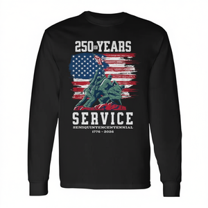 Camiseta de Manga Larga del 250.º Día de la Independencia, 250 Años de la Independencia de Estados Unidos, Camiseta Promocional Personalizada - Product Image 3