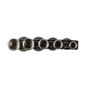 Juego de llaves de vaso hexagonales no magnéticas de 5-13 mm de venta directa de fábrica, 9/14 piezas, con varilla de extensión estriada, destornillador OEM personalizable incluido - Product Image 5