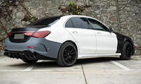 Offre Spéciale pour Mercedes-Benz Facelift W205 C205 2013-2021 : Kit Carrosserie Nouvelle Génération W206 C63 AMG (Pare-chocs, Calandre, Phares)