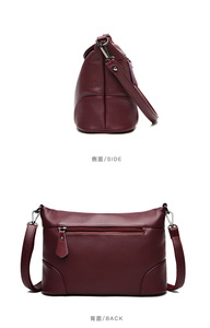 Wholesale Crossbody Bag for Ladies New PU Women's Bag Solid Color <b>Shoulder</b> Bag with Adjustable <b>Strap</b> - Product Image 6