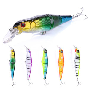 Hengjia 12.5センチメートル16.<span class=keywords><strong>2</strong></span>グラムSwimming Bait Robot Fish Plastic <span class=keywords><strong>2</strong></span> Jointed Minnow Hard Lures - Product Image 6